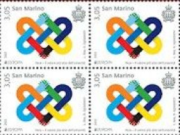 San Marino.2023.Europa CEPT.Peace – The Highest Value Of Humanity.1 V. X 4.** . - Nuovi