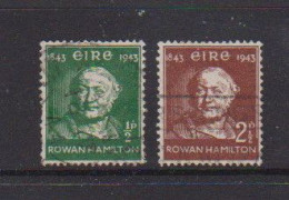 IRELAND    1943    Centenary  Of  Discovery  Of  Quaternions    Set  Of  2    USED - Used Stamps
