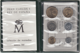 España Spain Cartera Oficial Pesetas 1989 Juan Carlos I FNMT - [ 4] 1975-… : Juan Carlos I