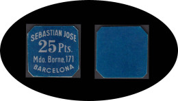 Cooperativa Sebastian Jose Mdo. Borne, 171 Barcelona 25 Pesetas - Zonder Classificatie