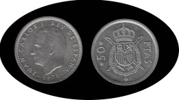 España Juan Carlos 50 Pesetas JC 1975 *(19-78) - [ 4] 1975-… : Juan Carlos I