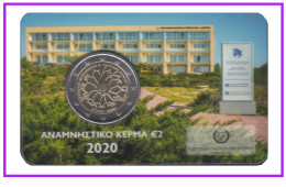 Chipre 2020 Cartera Oficial Coin Card Moneda 2 € Conm Neurología  Genética - Andere & Zonder Classificatie