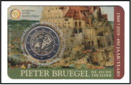 Bélgica 2019 Cartera Oficial Coin Card Moneda 2 € Conmemorativos Pieter Bruegh - Andere & Zonder Classificatie