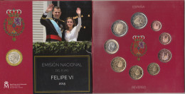 España Spain 2015 Cartera Oficial Euros € + Moneda 2€ Con. Altamira  FNMT - Spagna