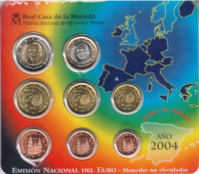 España Spain 2004 Cartera Oficial Euros € FNMT - Spagna