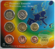 España Spain 2002 Cartera Oficial Euros € FNMT - Spain