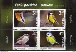 2022 Polen Mi. 5364-7**MNH    Vögel In Polnischen Parks - Unused Stamps