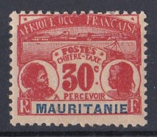 Mauritanie  Taxe  1906  Y&T  N ° 13  Neuf * Avec Charniere - Ongebruikt