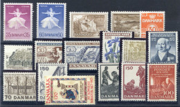 REF 002 > DANEMARK < Yvert  Entre N° 382 Et 635 * *  17 Valeurs Neuf Luxe MNH * * - Collections