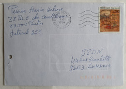 Lettre Timbre Sur Lettre DE CRECY 1994 (2) COULEUR CLAIRE - Postkaarten