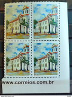 C 2961 Brazil Stamp Monastery Of Sao Bento Sorocaba Church Religion 2010 Block Of 4 Vignette Website - Ongebruikt