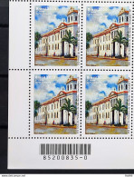C 2961 Brazil Stamp Monastery Of Sao Bento Sorocaba Church Religion 2010 Block Of 4 Barcode - Ongebruikt