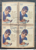 C 2954 Brazil Stamp Chico Xavier Spiritism Religion 2010 Block Of 4 CPD SP - Ongebruikt