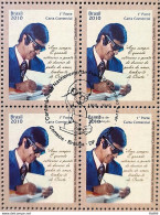 C 2954 Brazil Stamp Chico Xavier Spiritism Religion 2010 Block Of 4 CBC DF - Ongebruikt