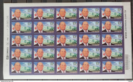 C 2952 Brazil Stamp President Tancredo Personality Politic Map 2010 Sheet - Ongebruikt