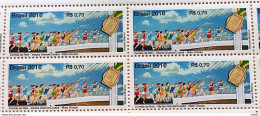 C 2939 Brazil Stamp Corrida De Reis Varzea Grande Cuiaba Mato Grosso Bridge 2010 Block Of 4 - Ongebruikt