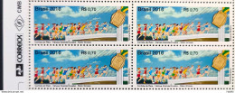 C 2939 Brazil Stamp Corrida De Reis Varzea Grande Cuiaba Mato Grosso 2010 Block Of 4 Vignette Correios - Ongebruikt