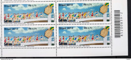 C 2939 Brazil Stamp Corrida De Reis Varzea Grande Cuiaba Mato Grosso 2010 Block Of 4 Bar Code - Ongebruikt