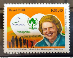 C 2953 Brazil Stamp Zilda Arns Culture Of Peace Woman 2010 - Neufs