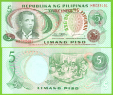 PHILIPPINES 5 PISO ND 1978  P-160d UNC - Philippines