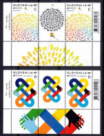 Slovenia 2023 Europa CEPT Peace The Highest Value Of Humanity, Middle Row MNH - 2023