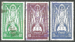 510 Ireland 1943 Saint St Patrick Complete Set (IRL-124) - Used Stamps