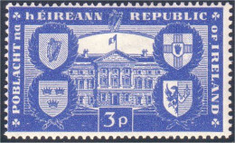 510 Ireland Eire 3p Leinster House Dublin MH * Neuf Ch (IRL-22) - Unused Stamps