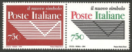 520 Italy Code Postal Code Se-tenant MNH ** Neuf SC (ITA-318) - Zipcode