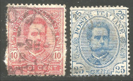 520 Italy 1891-96 Humbert I 10c-25c (ITA-255) - Gebraucht