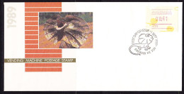 Australia 1989 Frilled Neck Lizard Frama APM21580 First Day Cover - Lettres & Documents