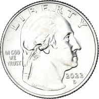 Monnaie, États-Unis, Quarter Dollar, 2022, Denver, Anna May Wong, SPL - Gedenkmünzen