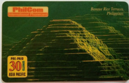 Philippines Philcom 30 Units Prepaid - Banaue Rice Terraces ( Dummy ) - Filippijnen