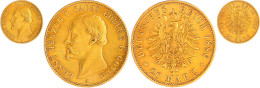 20 Mark 1886 A. Sehr Schön/vorzüglich. Jaeger 271. - 2, 3 & 5 Mark Silber