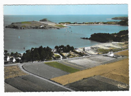 CPSM ROTHENEUF, VUE AERIENNE, BAIE DU HAVRE, ILLE ET VILAINE 35 - Rotheneuf