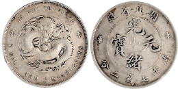Dollar (Yuan) O.J. (1894) Provinz Hu-Peh. 26,40 G. Sehr Schön, Randfehler. Lin Gwo Ming 182. - China