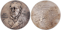Silbermedaille V. Scharff 1900, Auf Paul Krüger, Präsident Der Südafrikanischen Republik. Büste V. V./ Eichenast Mit Ora - South Africa
