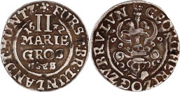 II Mariengroschen 1642 HS, Zellerfeld. Posthume Prägung. Sehr Schön, Leicht Gewellt, Selten. Welter 1462. Fiala 854-56.  - Gold Coins