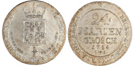 24 Mariengroschen (2/3 Taler Feinsilber) 1784 IWS (Jonhan Wilhelm Schlemm), Clausthal. Vorzüglich/Stempelglanz, Selten I - Goldmünzen