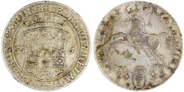 2/3 Taler 1692 JJ.J, Celle. Wappen/springendes Ross. Umschrift Mit 28 Buchstaben. Sehr Schön. Welter 1589. Fiala 1485-96 - Gold Coins