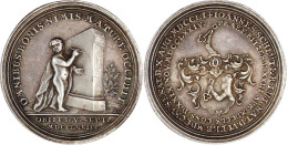 Silberner Bürgermeisterpfennig Im 1/2 Taler-Gewicht 1779 A.d. Tod Des Bürgermeisters Johannes Schlüter. 33 Mm; 14,62 G.  - Goldmünzen