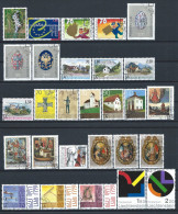 Liechtenstein Lot 28 Tp Obl (FU) Année 2001 - Années Complètes