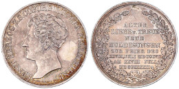 Silbermedaille 1832 V. Helfricht, Auf Sein 25-jähriges Regierungsjubiläum Von Der Coburger Bürgerschaft Gestiftet. Kopf  - Gold Coins