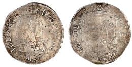 60 Kreuzer 1676, Hohensolms. Portraityp IV. Mit Einer Rosette Am Anfang Der Vorderseitenumschrift Und Mit Fünf Blüten Au - Gold Coins