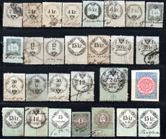 2676. AUSTRIA. 28 OLD REVENUE STAMPS LOT, FEW FAULTS - Revenue Stamps