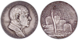 Silbermedaille 1929 A.d. Tod Gustav Stresemanns. 36 Mm. 19,88 G. Vorzüglich, Mattiert. Kienast 432. - Other & Unclassified