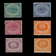 SAN MARINO STAMPS.1877-99.SET 6.MH-MNG - Nuovi