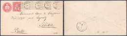 2 C. Und 10 C. Sitzende Helvetia 1862/67, Dekorative Kombination Auf Ganzsachenumschlag, Gelaufen Von Basel (1872) Nach  - Sonstige & Ohne Zuordnung