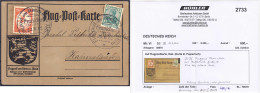 20 Pf. Flugpost (E.E.L.P) 1912, Sauber Auf Postkarte, Kl. Papierloch Auf Karte, Sonst Tadellos. Mi. 2.200,-€ Michel VI. - Sonstige & Ohne Zuordnung