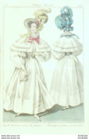 Gravure De Mode Costume Parisien 1831 N°2901 Redingote Garnie En Dentelle - Eaux-fortes