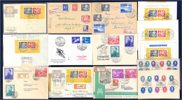 Deutschland: Zwei Volle Kartons Aus Einem Nachlaß, überwiegend DDR Inkl. FDC, U.a. DEBRIA-Block 7 Mit Insgesamt 6 Exempl - Collections